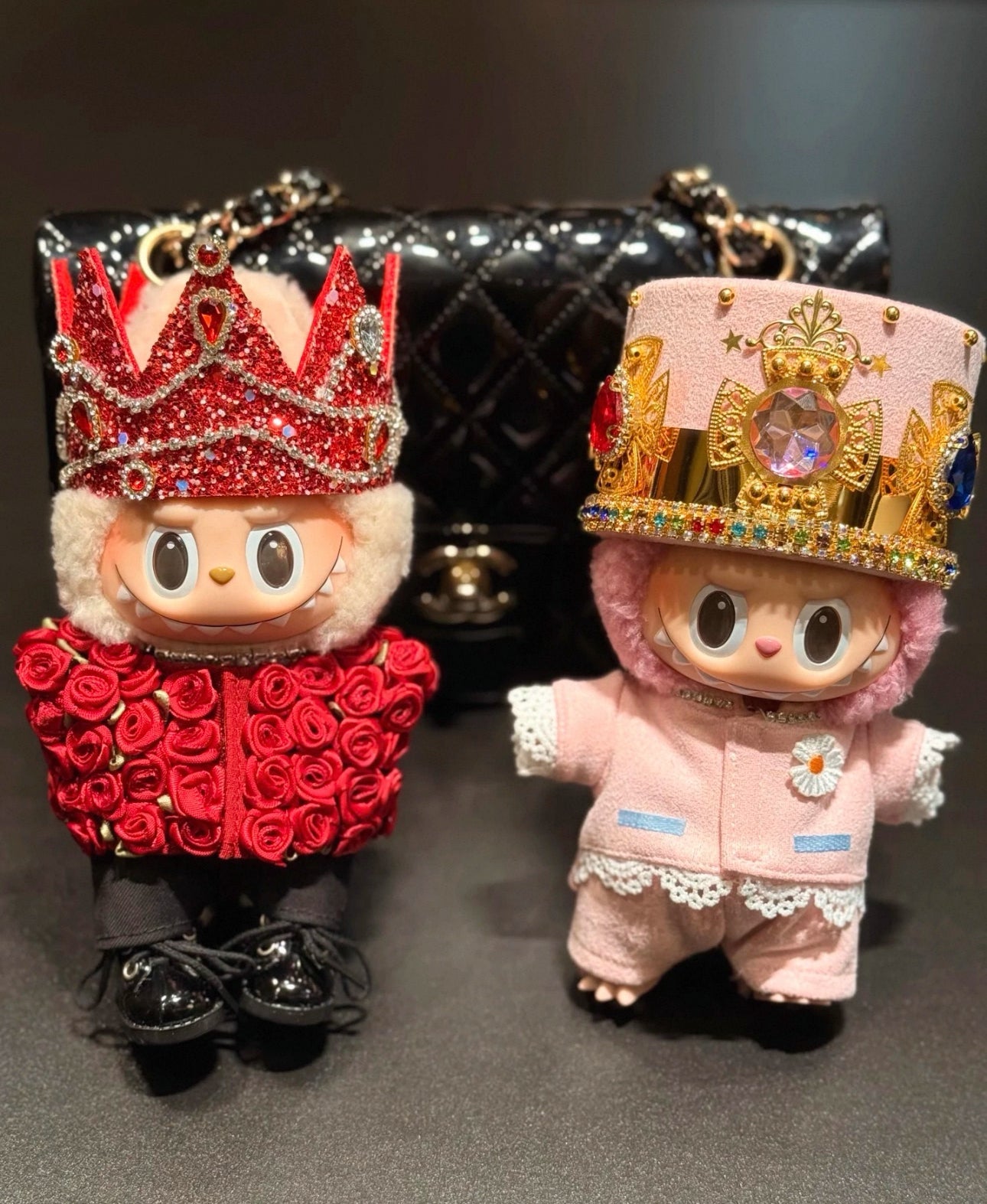 G-Dragon inspired Labubu fashion outfit（pink）