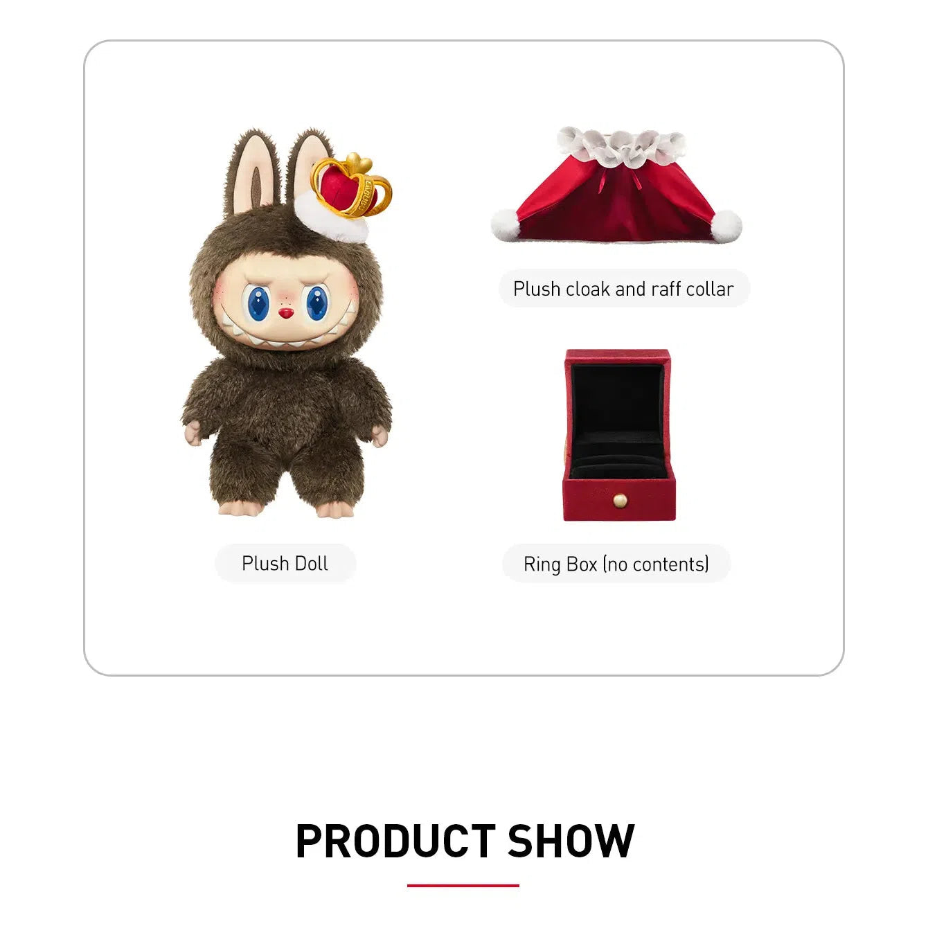 Pop Mart THE MONSTERS Let's Checkmate Series-Vinyl Plush Doll