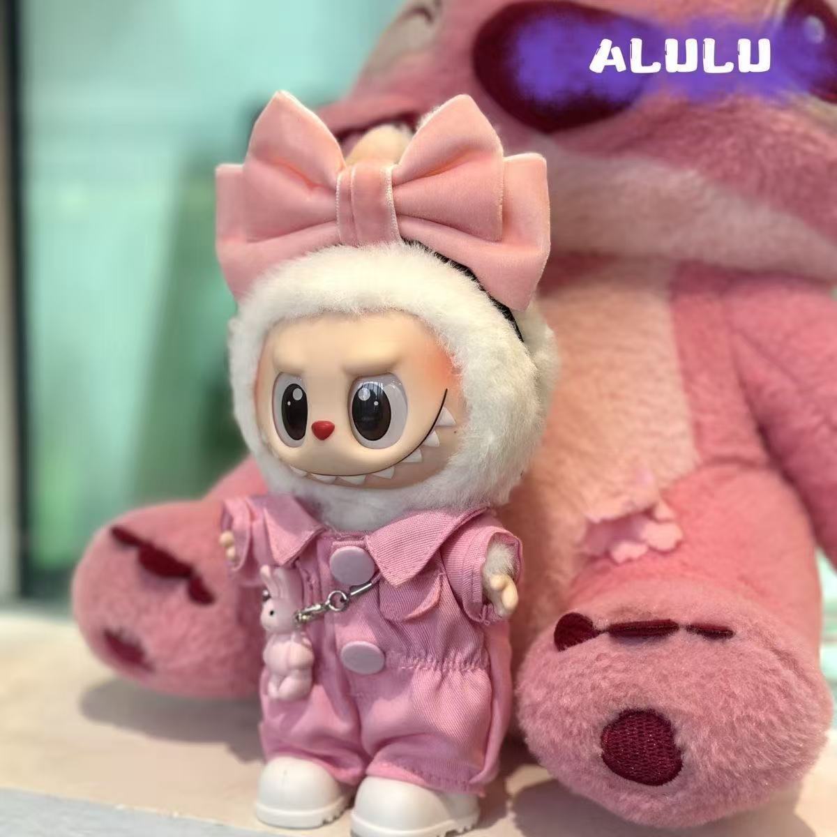 labubu cute bow outfit