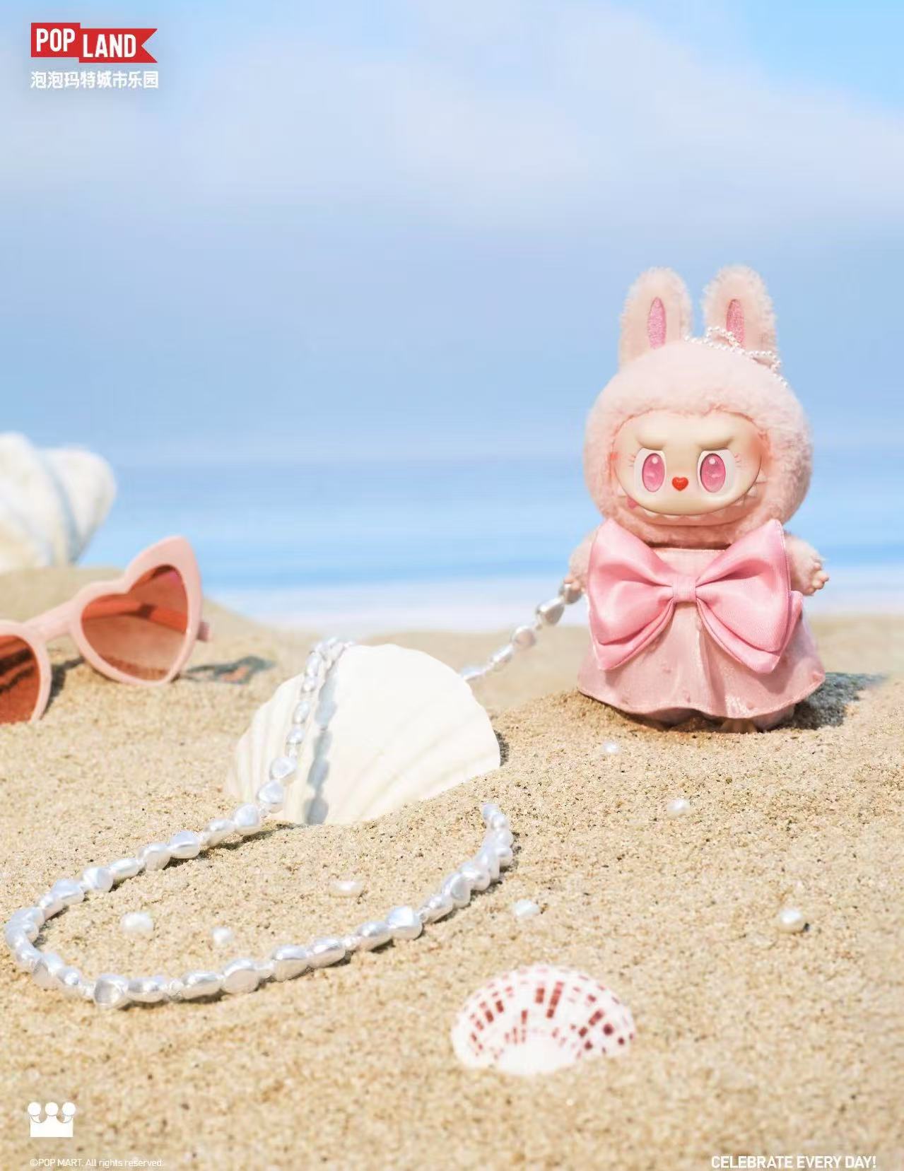 Labubu The Monsters Mokoko Jumping into Summer Series (Pop Land Exclusive) Vinyl Plush Pendant