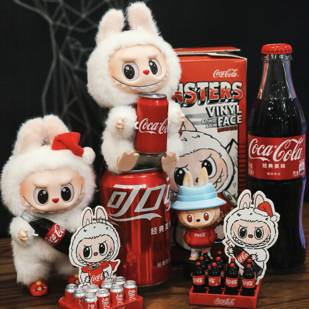 POP MART THE MONSTERS COCA-COLA Series Vinyl Face Plush Pendant Blind Box