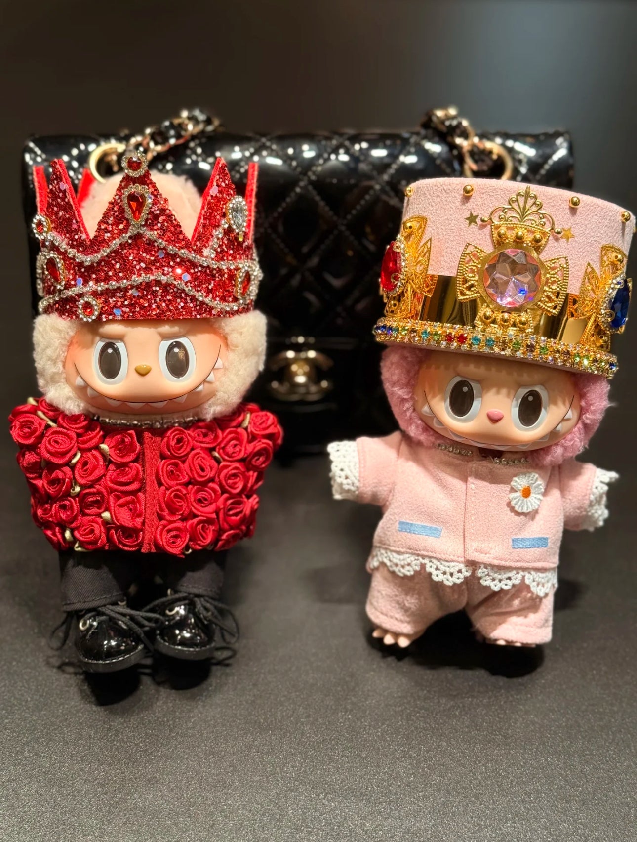 G-Dragon inspired Labubu fashion outfit（pink）