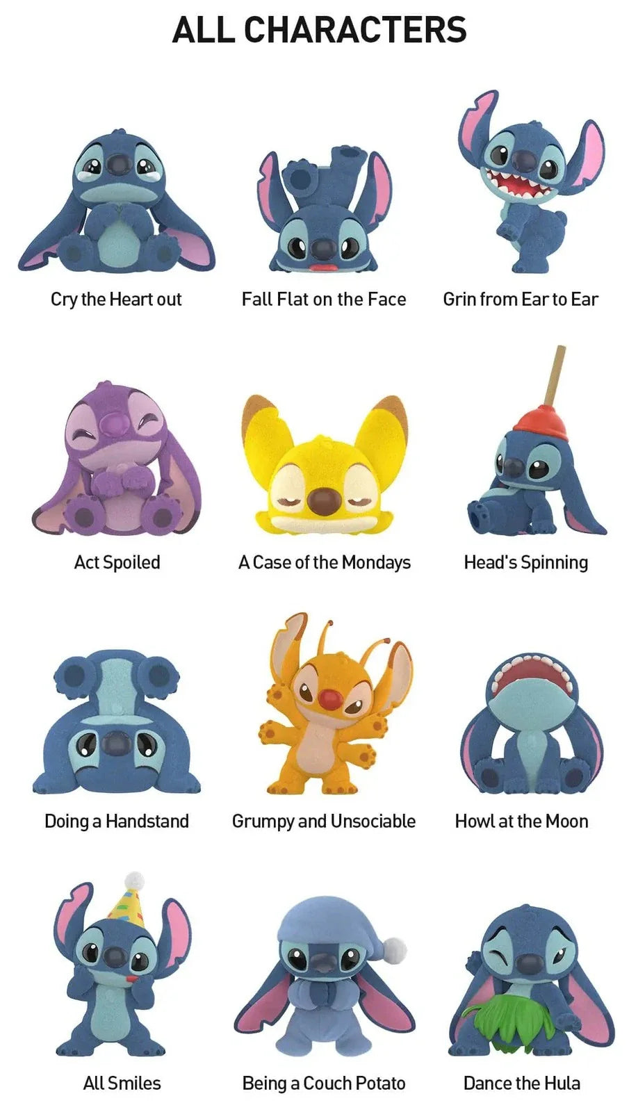 Pop Mart Disney Stitch Little Emotions Series Figure