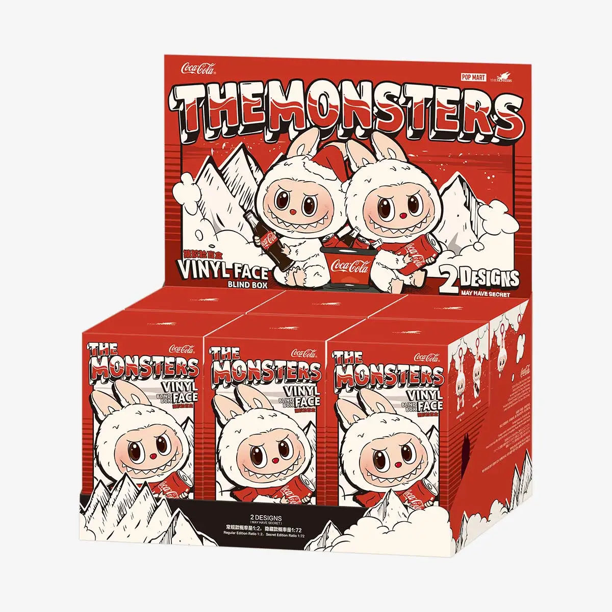 POP MART THE MONSTERS COCA-COLA Series Vinyl Face Plush Pendant Blind Box